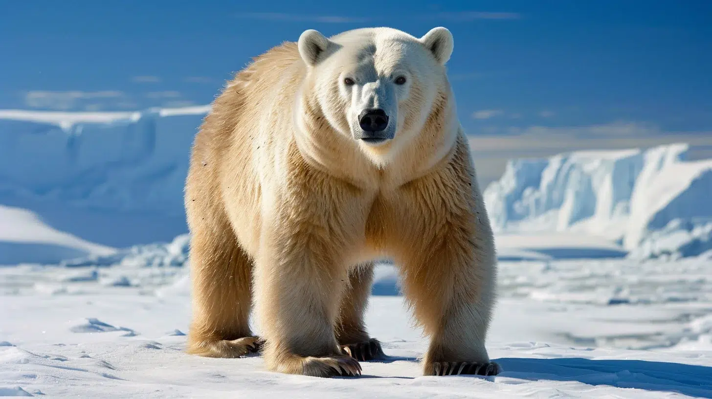 hybrides d'ours polaire et de grizzly