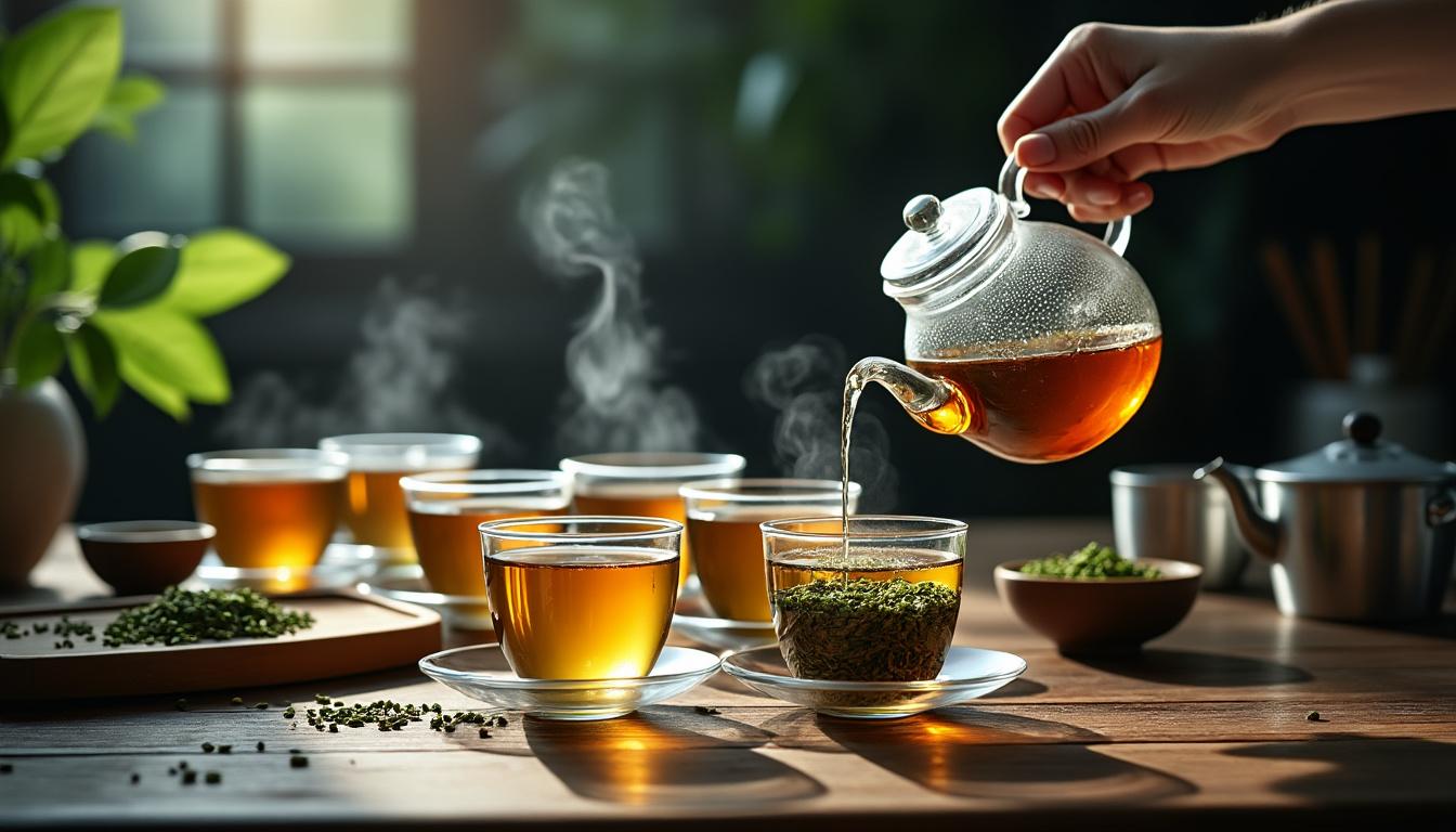 découvrez comment les temps d'infusion du thé vert impactent ses saveurs uniques. apprenez à maîtriser l'art de l'infusion pour révéler les arômes subtils et profiter pleinement de chaque tasse.
