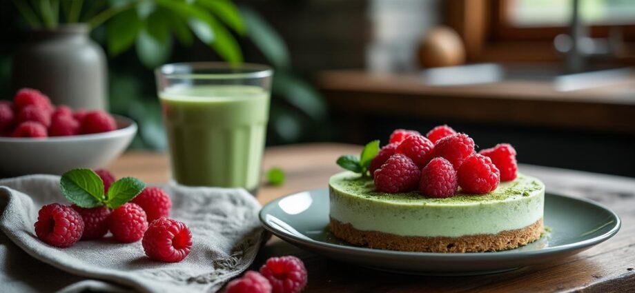 découvrez notre financier au thé matcha et framboise : un dessert moelleux qui marie la douceur du matcha à la fraîcheur acidulée des framboises, pour une expérience gourmande aussi originale que savoureuse.