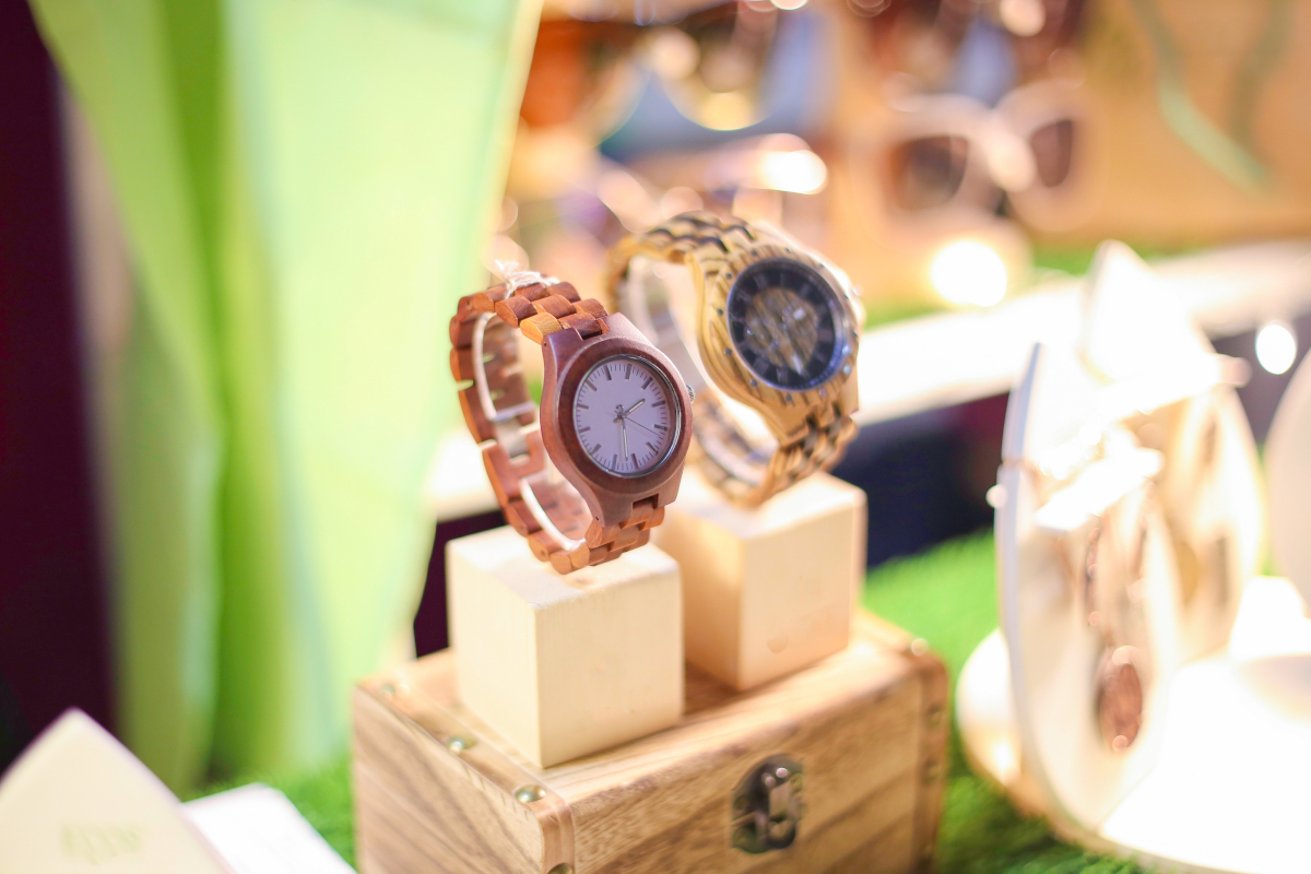 montre en bois