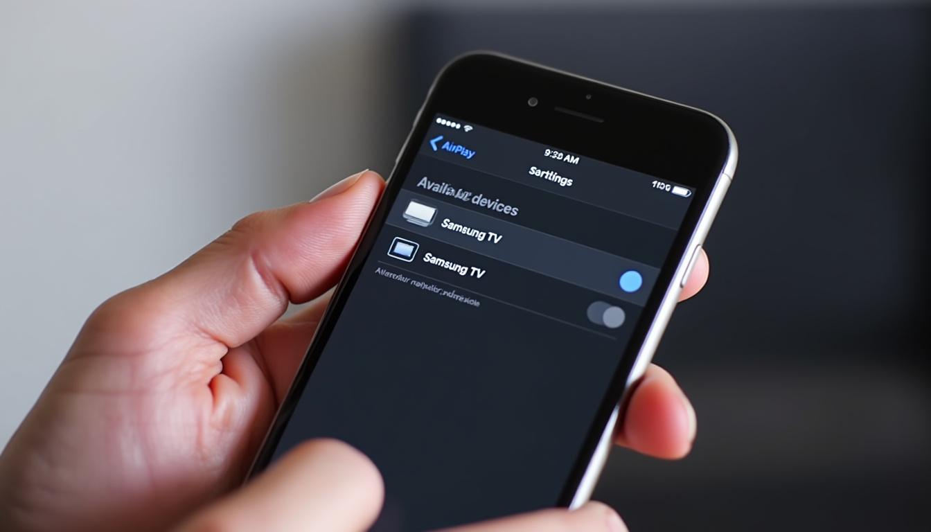 découvrez comment connecter facilement votre iphone à une tv samsung. suivez nos astuces et solutions étape par étape pour diffuser vos contenus préférés sur grand écran.