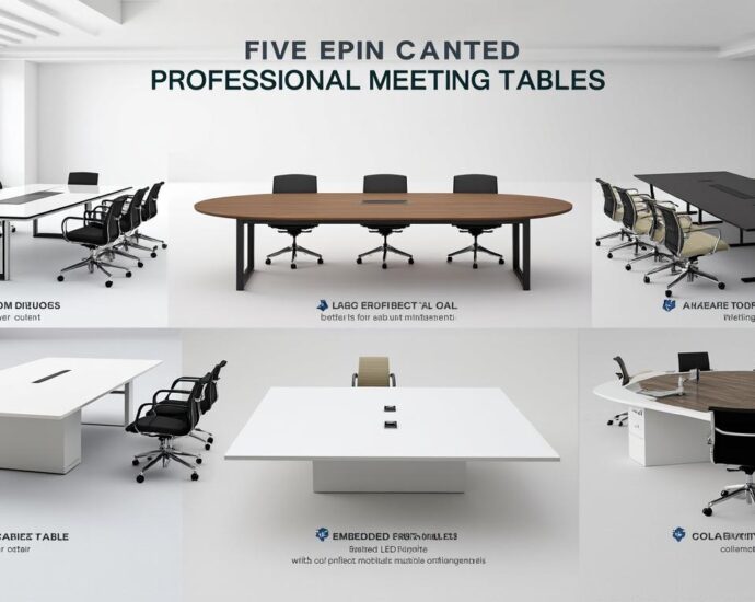 découvrez notre sélection des 5 meilleurs designs de tables de réunion professionnelles pour optimiser vos conférences et créer un espace de travail moderne et efficace.