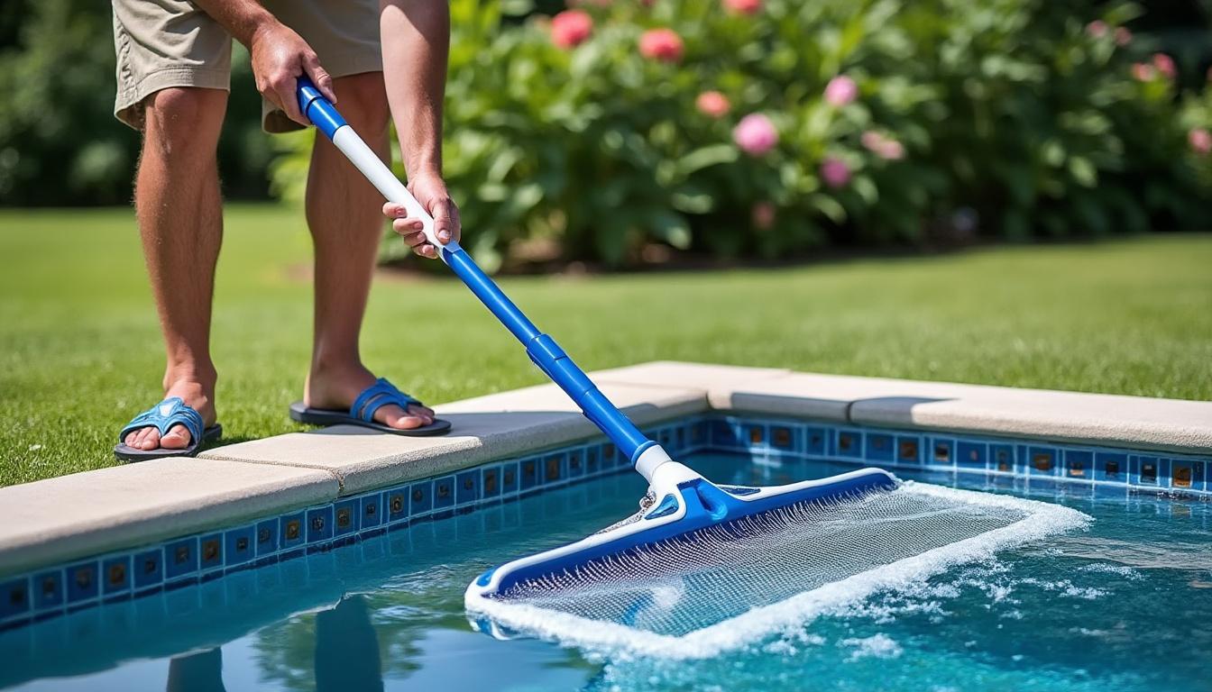 découvrez comment choisir le meilleur filet de piscine à manche télescopique pour entretenir facilement votre jardin et garder votre piscine propre toute l'année.