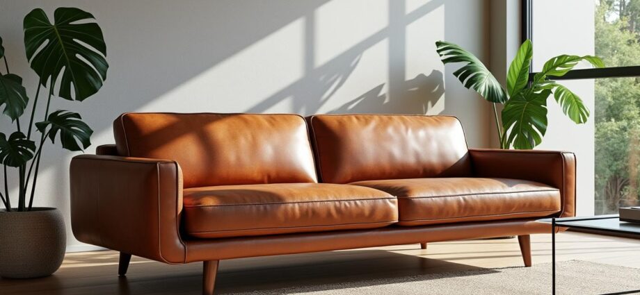 découvrez le charme intemporel du canapé convertible en cuir marron, alliant élégance et fonctionnalité pour sublimer votre intérieur avec style.