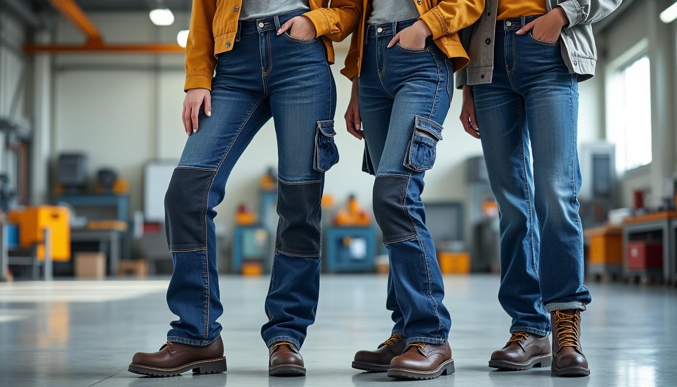 découvrez les tendances actuelles du jean de travail femme adaptées au secteur industriel, alliant confort, durabilité et style pour les professionnelles exigeantes.