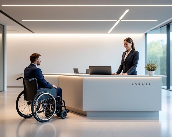 découvrez pourquoi une banque d'accueil pmr efficace est essentielle pour améliorer l'accessibilité et l'accueil de votre entreprise, garantissant ainsi une expérience inclusive et professionnelle pour tous vos visiteurs.