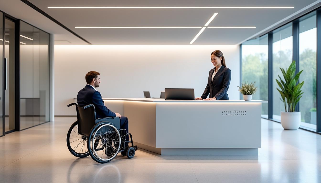 découvrez pourquoi une banque d'accueil pmr efficace est essentielle pour améliorer l'accessibilité et l'accueil de votre entreprise, garantissant ainsi une expérience inclusive et professionnelle pour tous vos visiteurs.