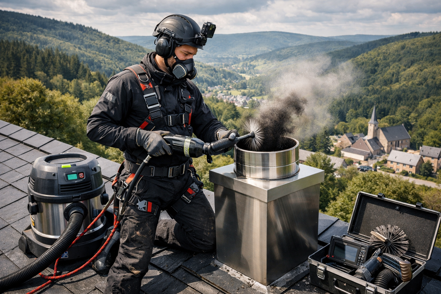 Ramonage dans les Ardennes