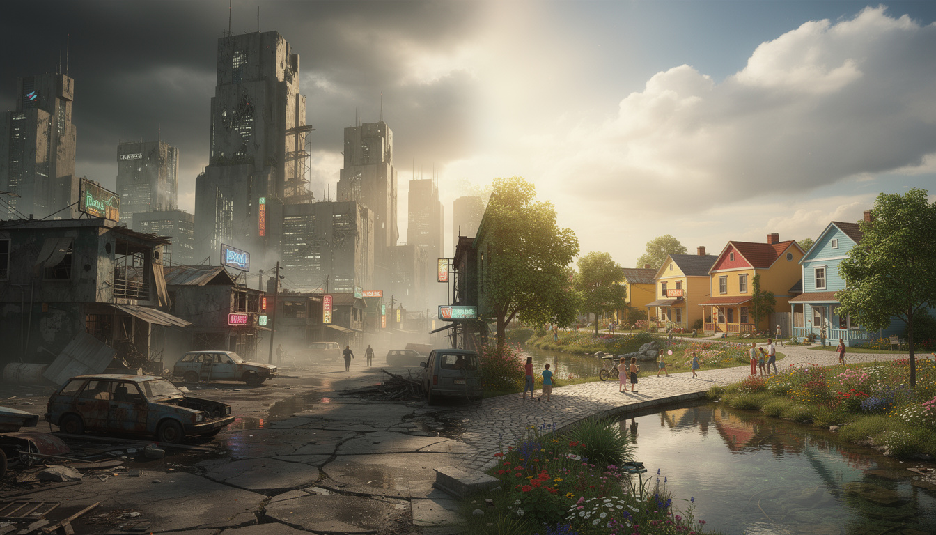 explorez comment la dystopie et l'utopie reflètent nos peurs et nos espoirs, offrant un miroir fascinant de la société et de l'avenir.