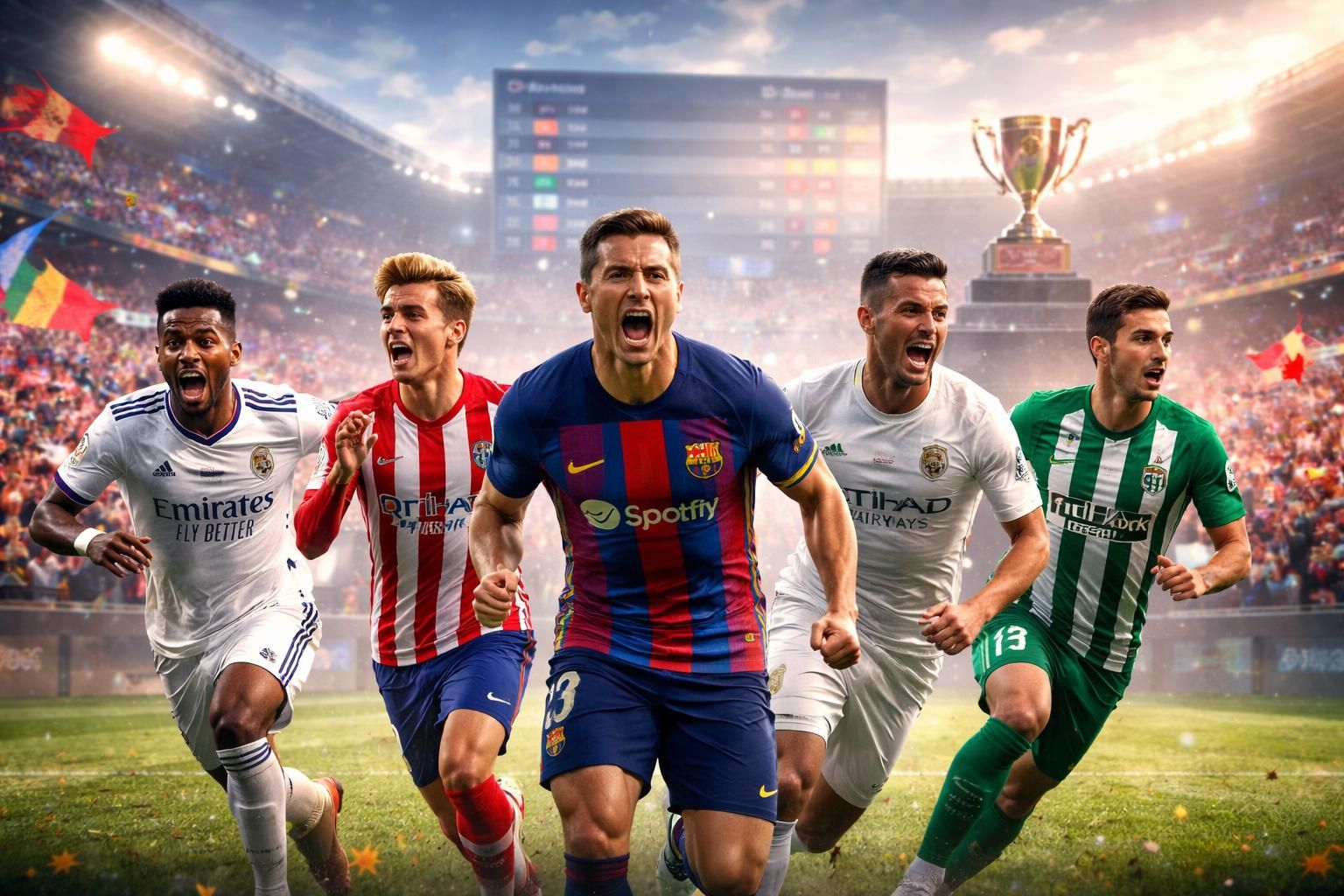 découvrez le classement actuel de la liga pour la saison 2026-2027 et suivez la course au titre. qui prendra la tête et dominera le championnat espagnol cette année ?