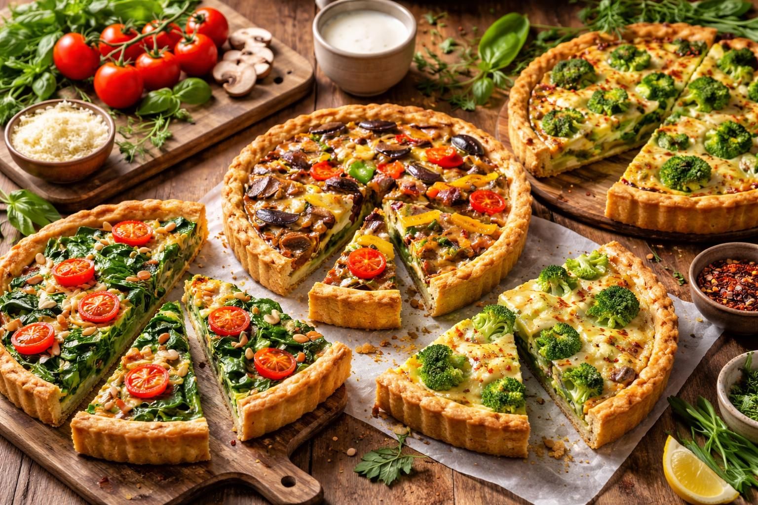 découvrez nos recettes de quiches sans œufs, savoureuses et variées, adaptées à tous les goûts et régimes alimentaires.