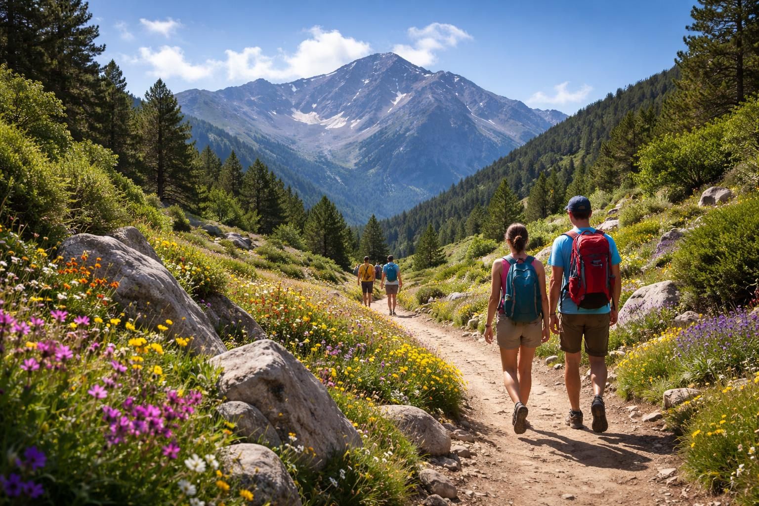 explorez les plus belles itinéraires de randonnée au canigou, accessibles et faciles pour tous les niveaux. profitez d'une expérience nature inoubliable au cœur des pyrénées.