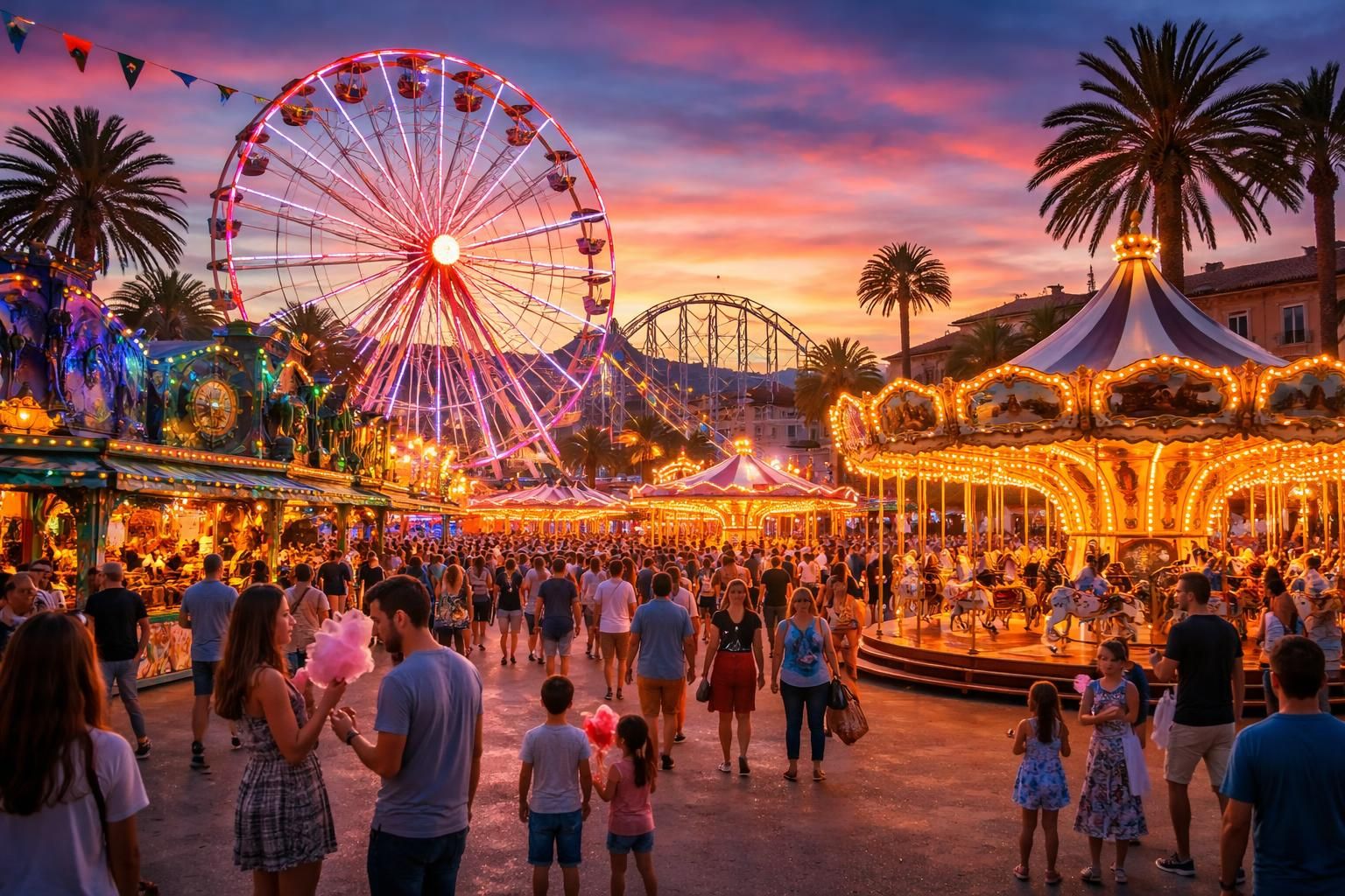 explorez les attractions phares de la fête foraine à hyères et vivez une expérience festive et inoubliable en famille ou entre amis.