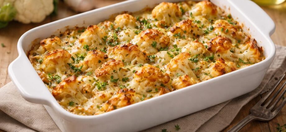 découvrez une recette légère et savoureuse de gratin de chou-fleur sans béchamel ni crème, idéale pour un repas sain et gourmand.