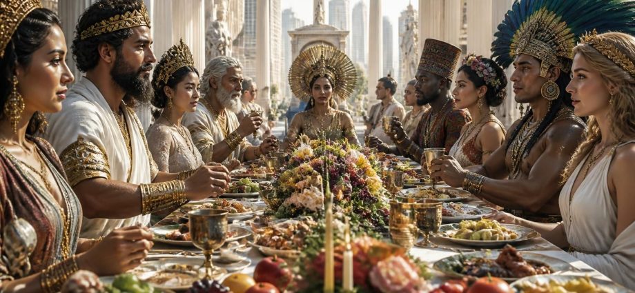 découvrez comment la cène, symbole de l'art culinaire, est célébrée lors des jeux olympiques, mettant en lumière le festin des dieux sur la scène internationale.