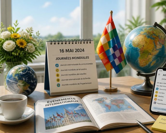 découvrez les événements incontournables de la journée mondiale d'aujourd'hui avec notre guide pratique. ne manquez aucune célébration importante et restez informé en un clic !